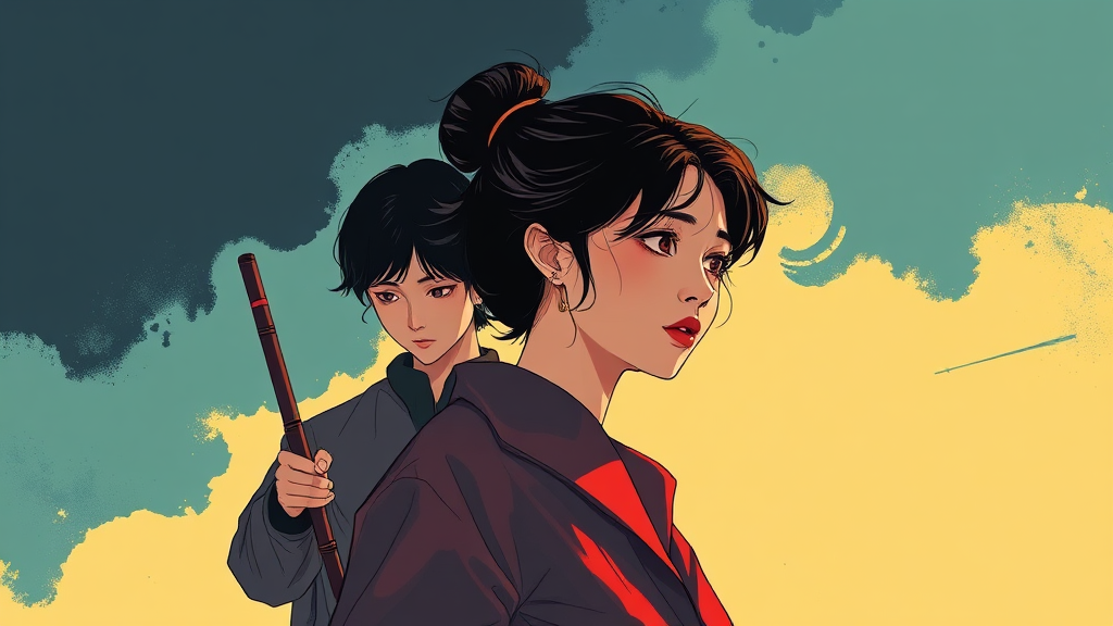 K-POP 소재 에피소드 분석 (illustration 스타일)