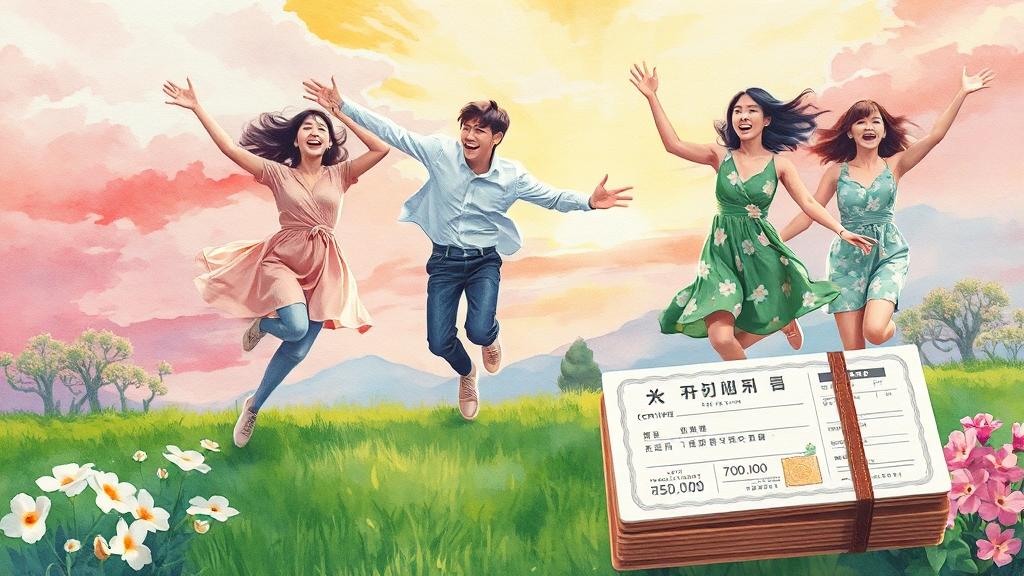 청년도약계좌란? (watercolor 스타일)