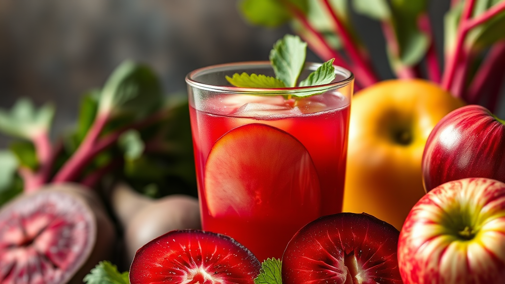 비트주스, 맛있게 마시는 법 (realistic 스타일)