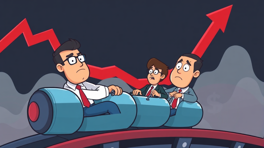 환율 변동, 핵심 원인은? (cartoon 스타일)