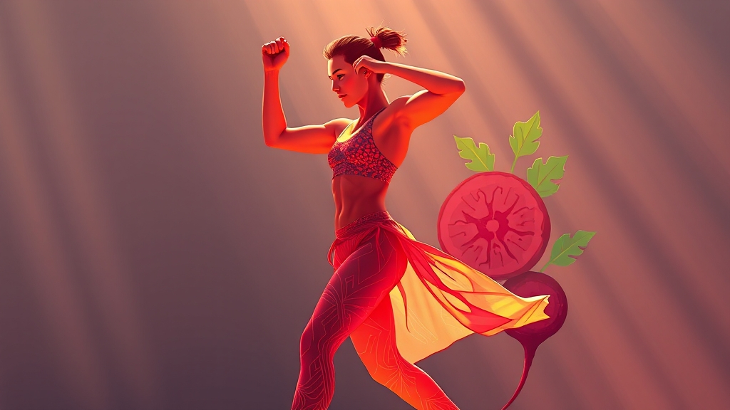 비트의 주요 효능 3가지 (illustration 스타일)