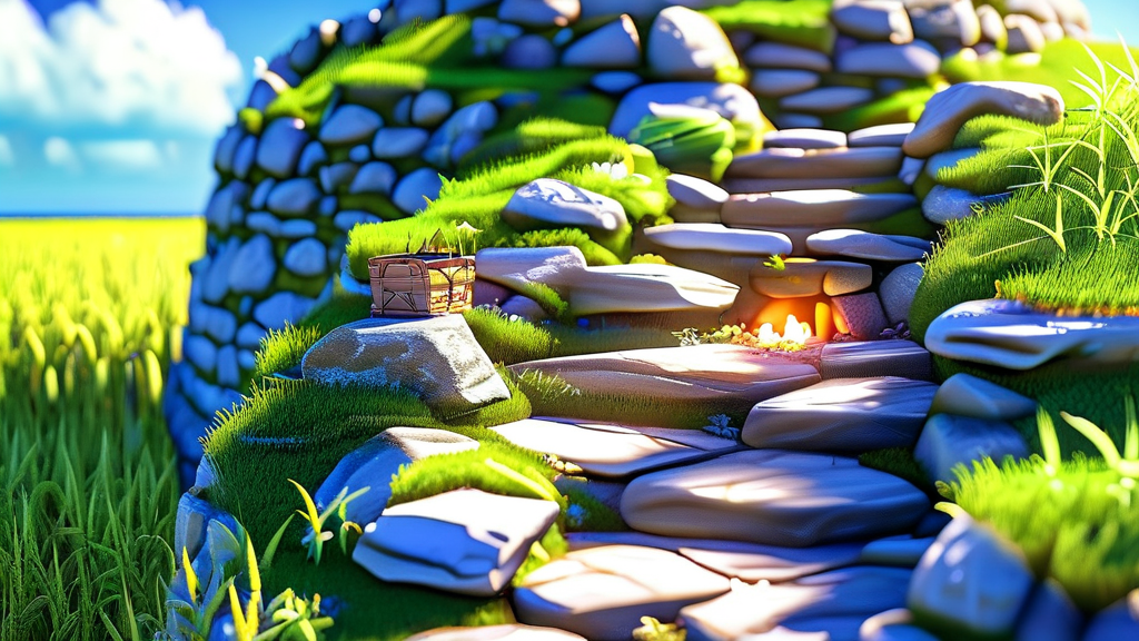 가파도 축제 즐기기: 온 가족을 위한 체험 및 이벤트 (realistic 스타일)