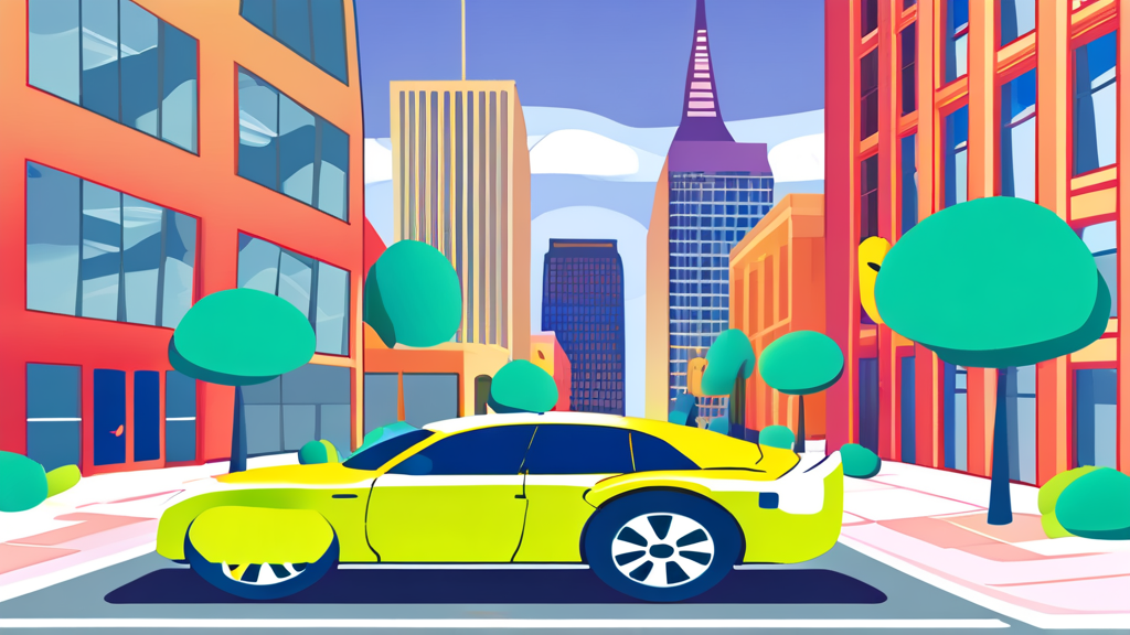 벌점 관리, 안전 운전의 시작 (cartoon 스타일)