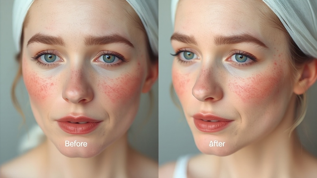 재생크림, Before & After (watercolor 스타일)