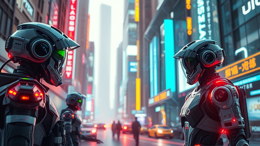 AI 에이전트의 미래 전망 (realistic 스타일)