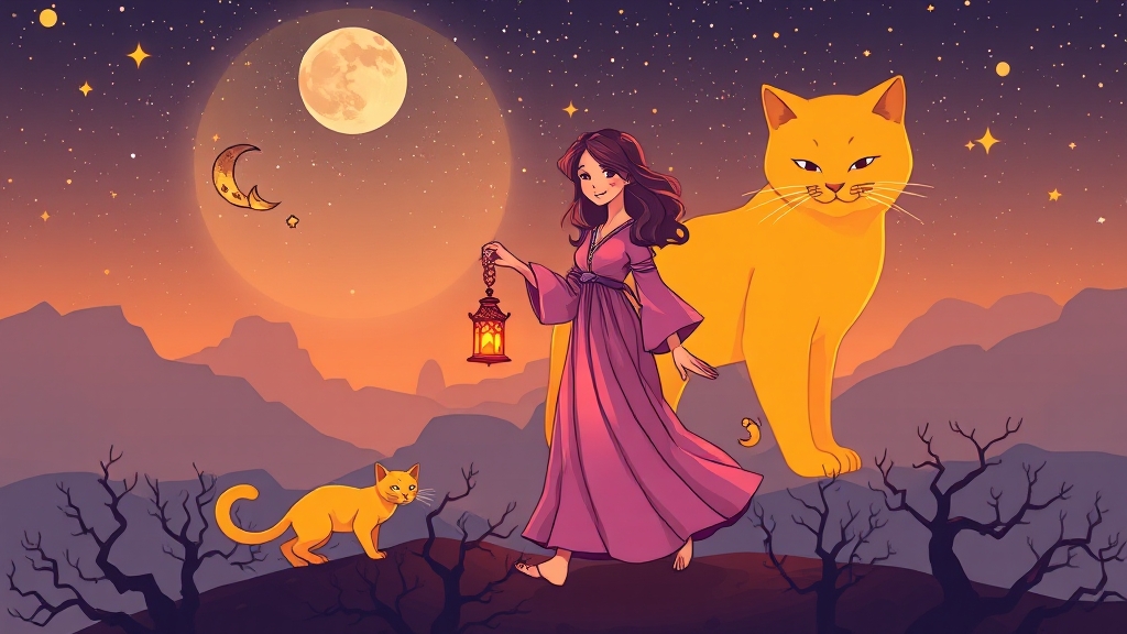 고양이 꿈, 일반적 해석 (cartoon 스타일)