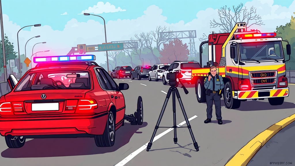 사고 직후, 어떻게 해야 할까요? (cartoon 스타일)