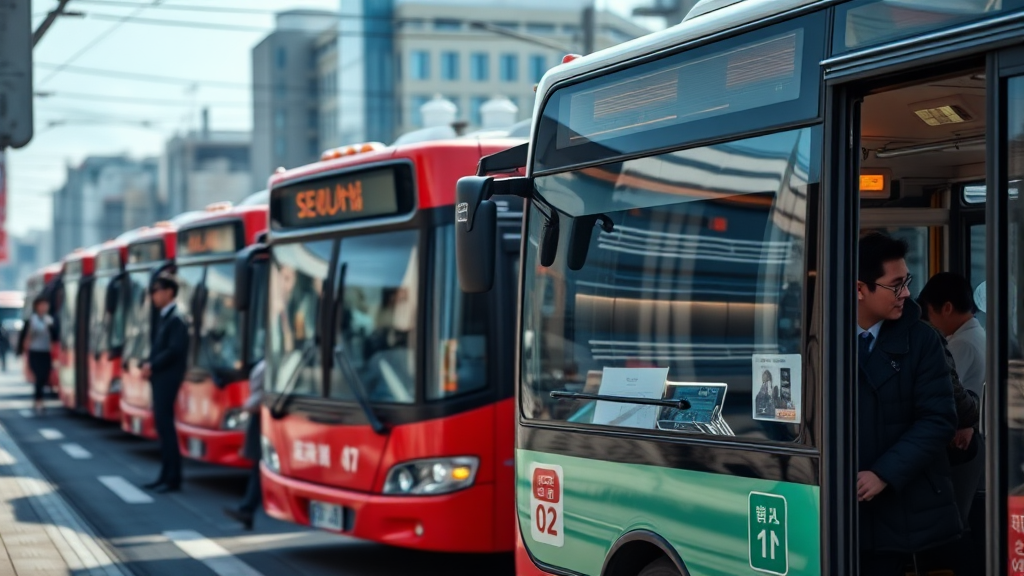 파업 종료 및 정상 운행 (realistic 스타일)