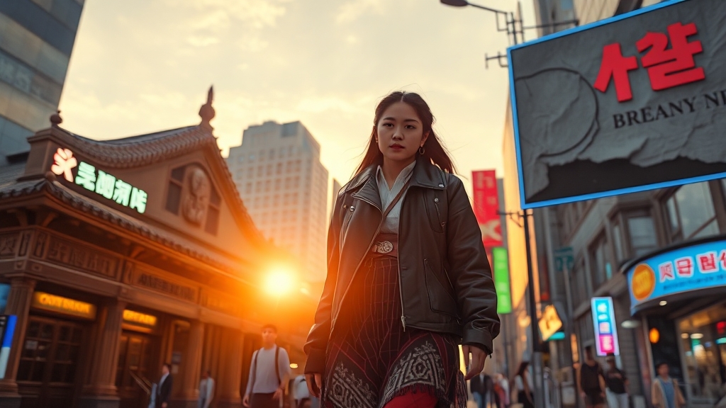 주요 뉴스 헤드라인 (realistic 스타일)