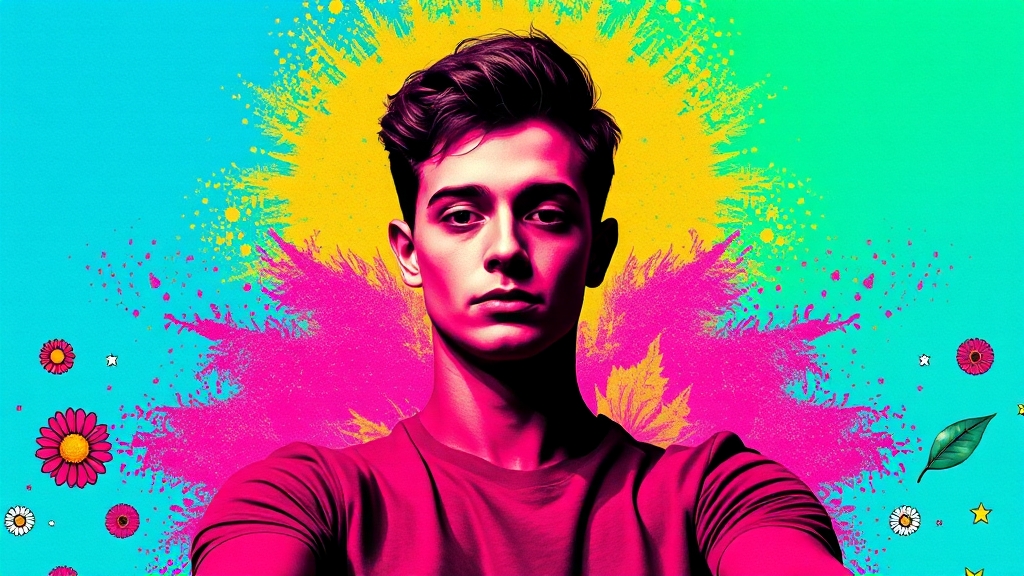 자가진단 테스트, 내 상태 점검하기 (popart 스타일)