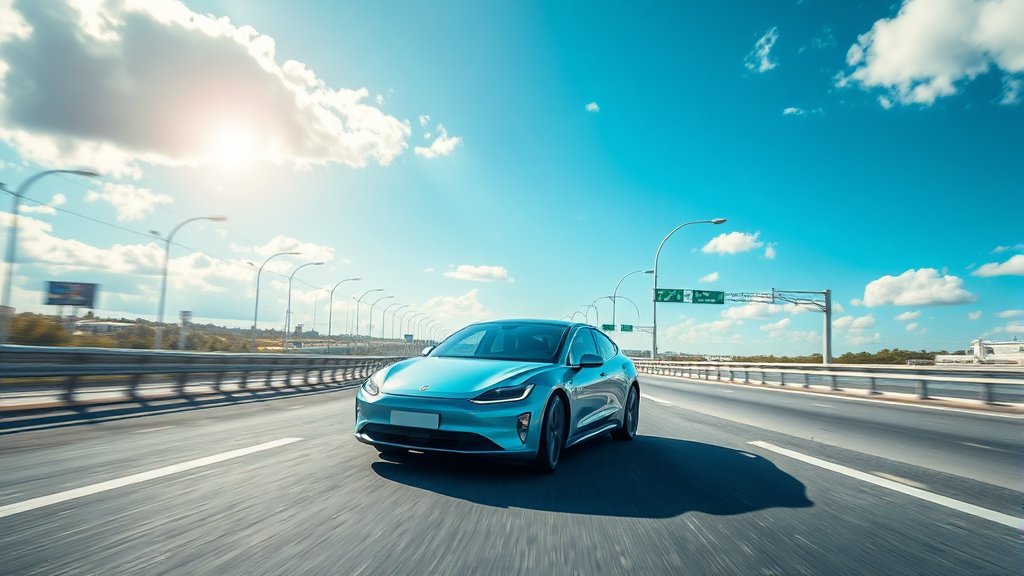 전기차 하이패스 할인 유의사항 (realistic 스타일)