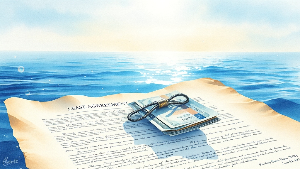 임대 문의, 어떻게 해야 할까? (watercolor 스타일)