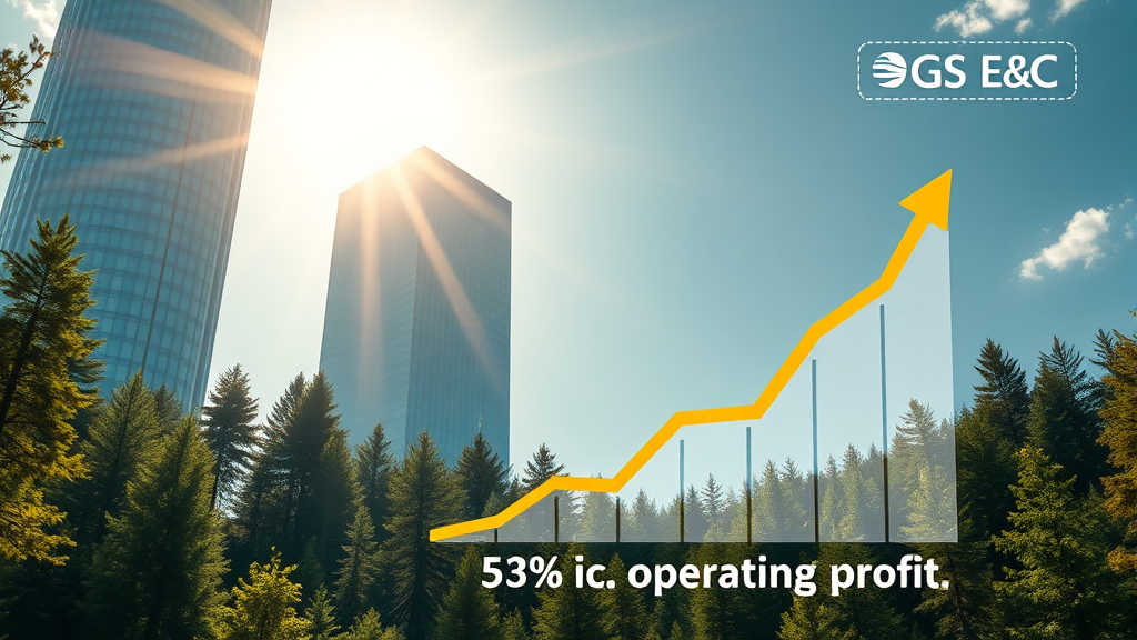 GS건설 실적, 얼마나 좋아졌나? (realistic 스타일)