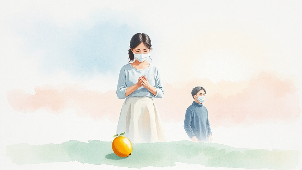 인후염, 어떻게 예방해야 할까요? (watercolor 스타일)
