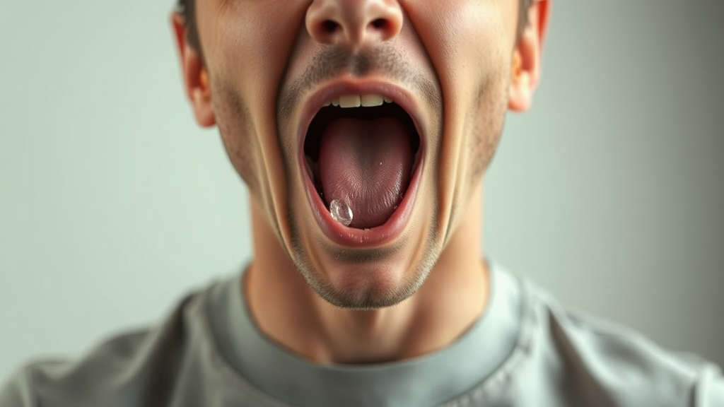 일시적인 딸꾹질 원인 (realistic 스타일)