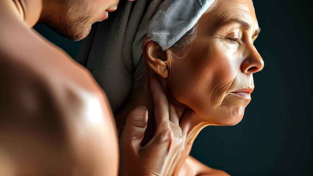 꼼꼼한 보습, 갱년기 피부 건조 완화의 핵심 (realistic 스타일)