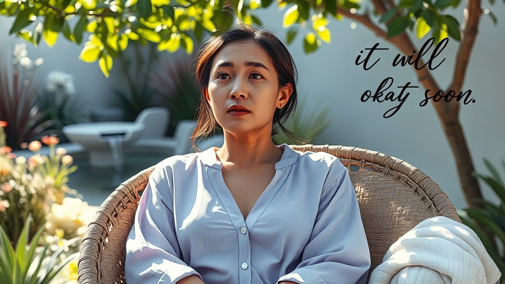 공황발작 시 대처법: 즉각적인 안정 기법 (realistic 스타일)