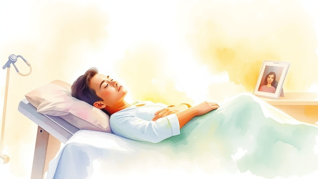 증상, 얼마나 오래갈까? (watercolor 스타일)