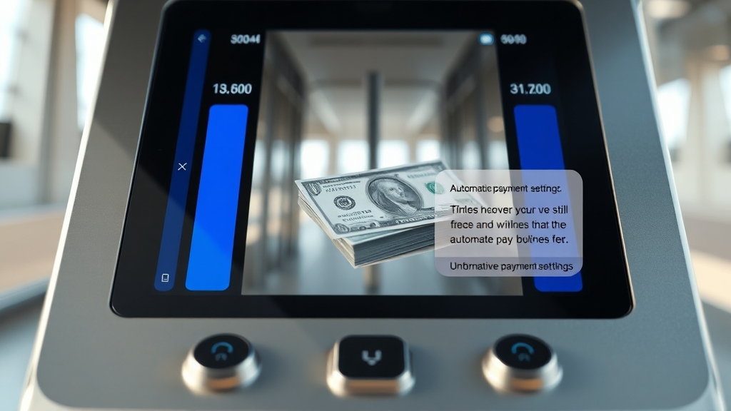 미납 요금 납부 방법 (realistic 스타일)