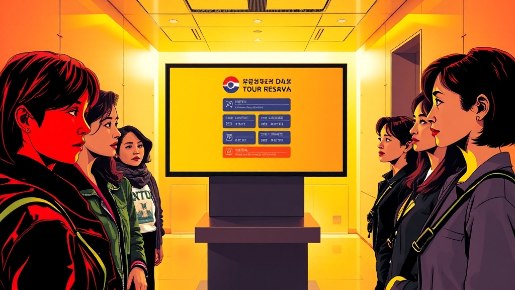 청와대, 어떻게 예약할까요? (popart 스타일)