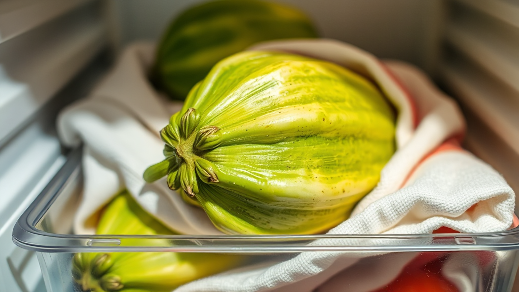 차요태, 신선하게 보관하는 법 (realistic 스타일)