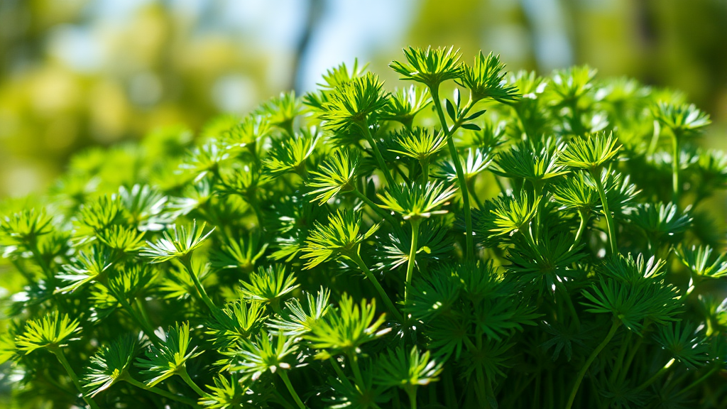 봄철 미나리, 해독 채소로 주목받는 이유 (realistic 스타일)