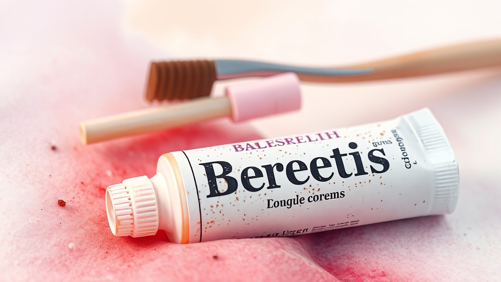 잇몸 염증과 입냄새 연관성 (watercolor 스타일)