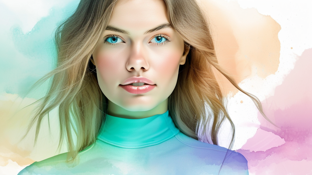 허위매물과 미끼매물의 위험성 (watercolor 스타일)