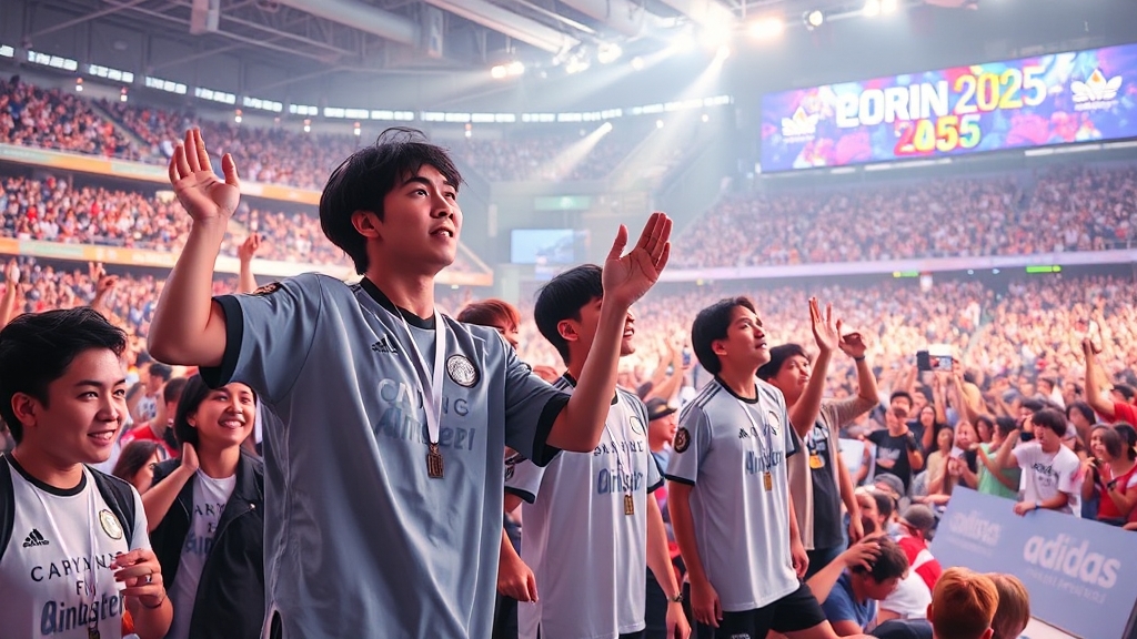 굿즈 정보 & 팬 스토어 (realistic 스타일)