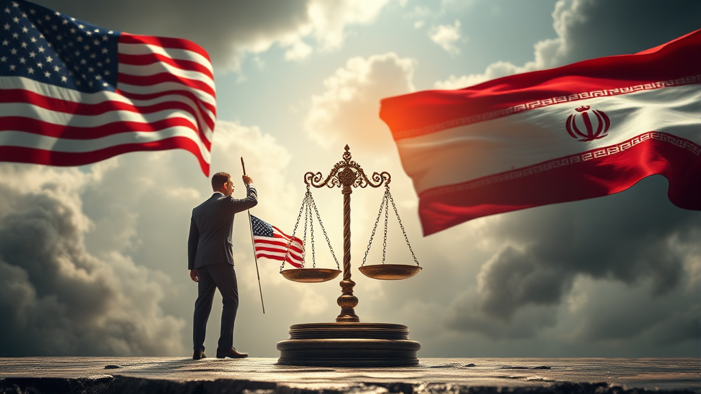 미국-이란 갈등, 국제법은 어떻게 작용하는가? (realistic 스타일)