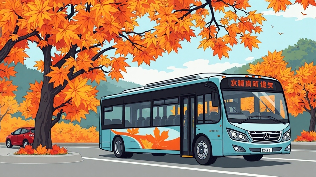 교통편 완벽 정리 (셔틀버스, 주차) (cartoon 스타일)