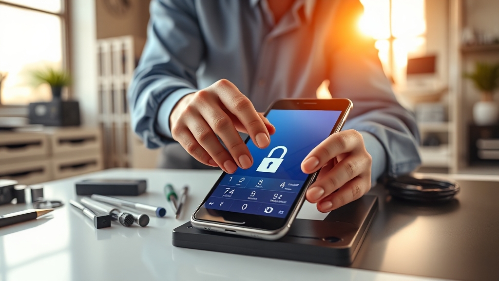 PUK 번호 입력, 이것만 주의하세요! (realistic 스타일)