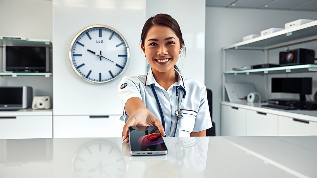 LG전자 서비스센터 정보 (realistic 스타일)