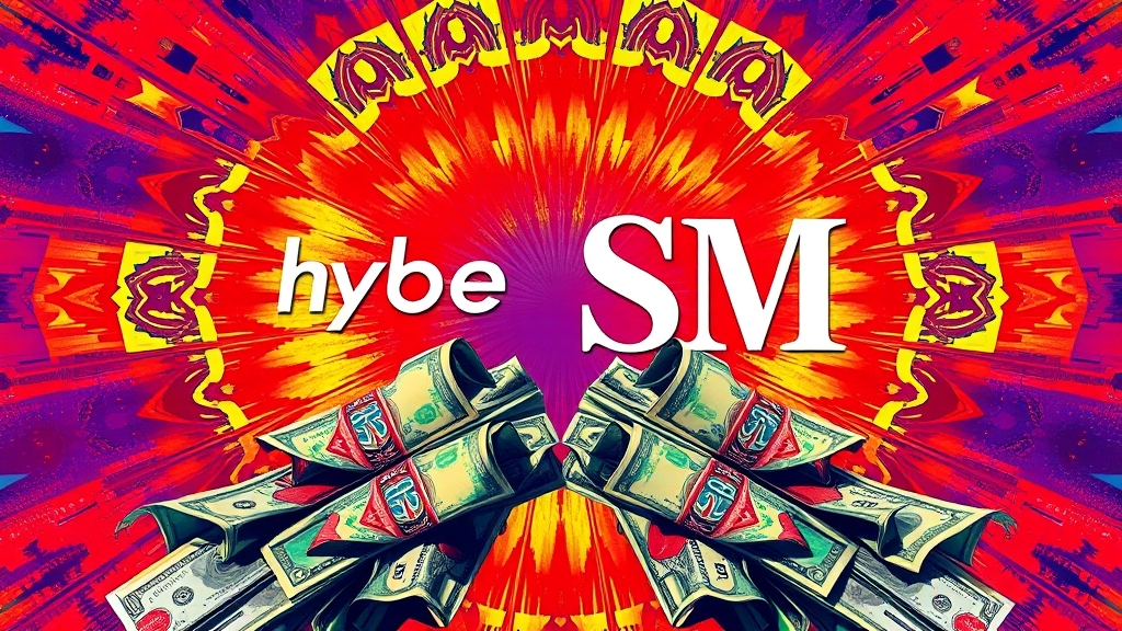 하이브, SM 지분 매각 이유는? (popart 스타일)