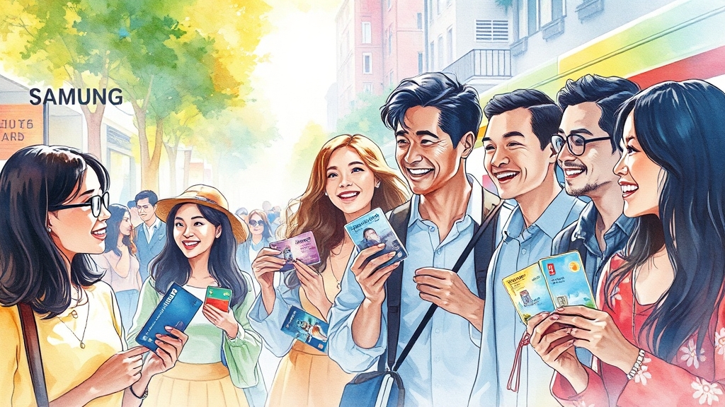 8월 삼성카드 할인 혜택 (watercolor 스타일)