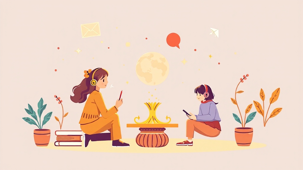 결론: 챗GPT와 함께 성장하는 블로그 (illustration 스타일)