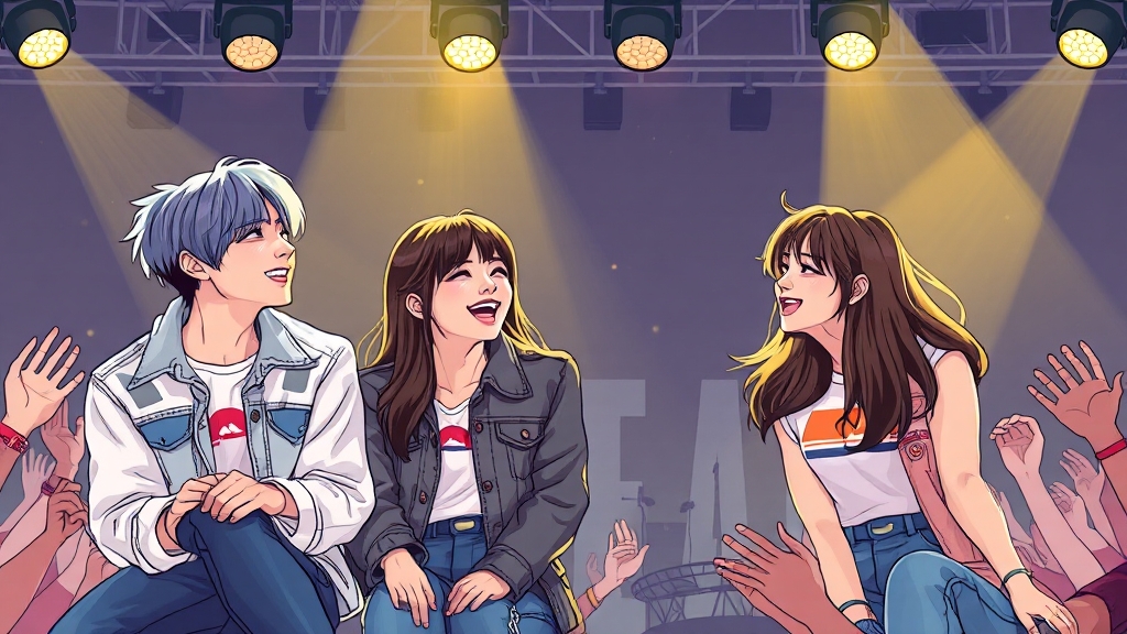 해린, 혜인 포함 멤버 복귀 (illustration 스타일)