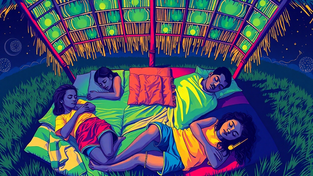 열대야 극복을 위한 숙면 가이드와 건강 관리법 (2025 최신) 9 열대야 극복, 숙면으로 활기찬 여름을! (popart 스타일)