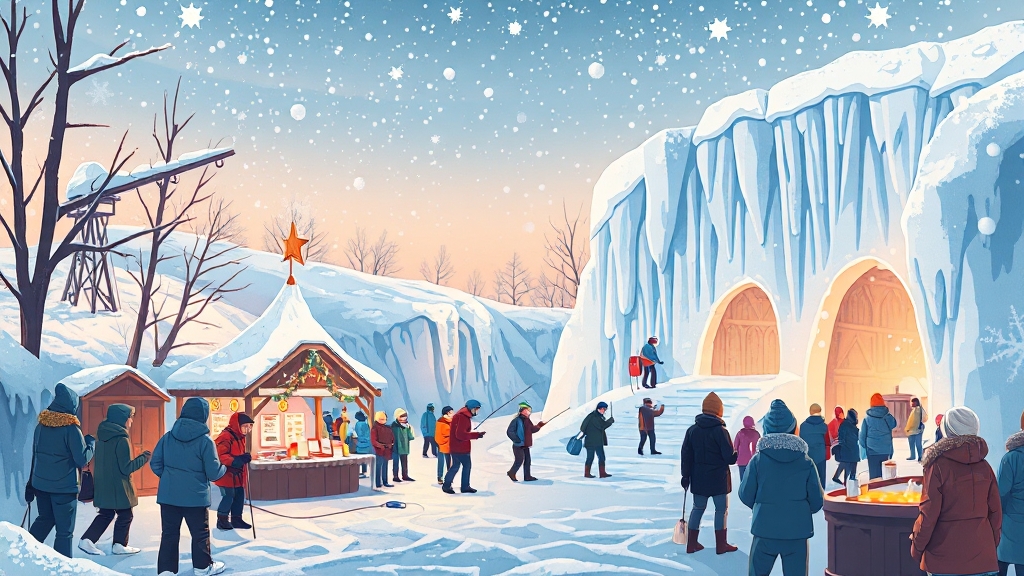 2025 겨울 축제, 놓치지 마세요! (illustration 스타일)