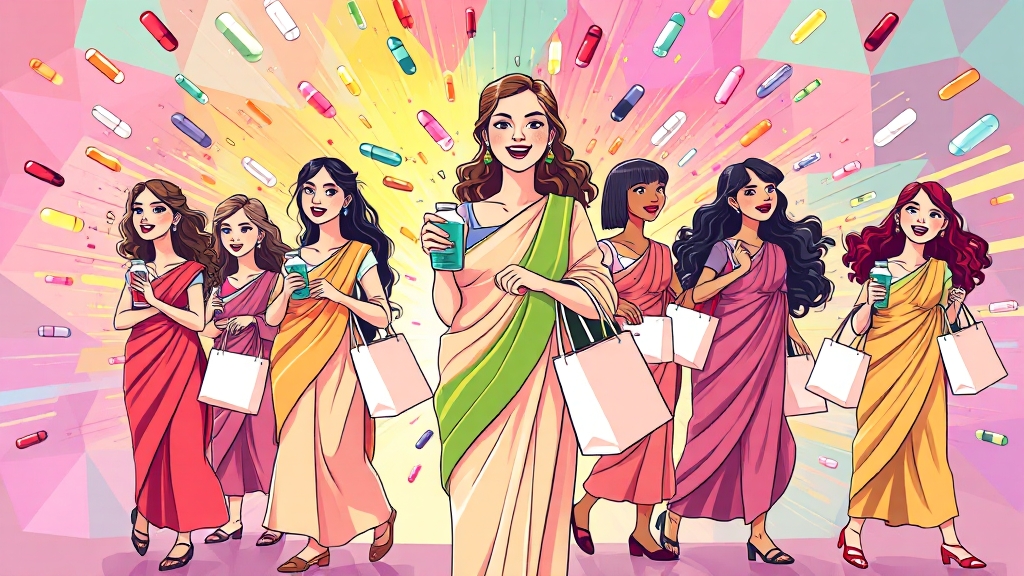 다른 비타민제와 비교, 무엇이 다를까? (cartoon 스타일)