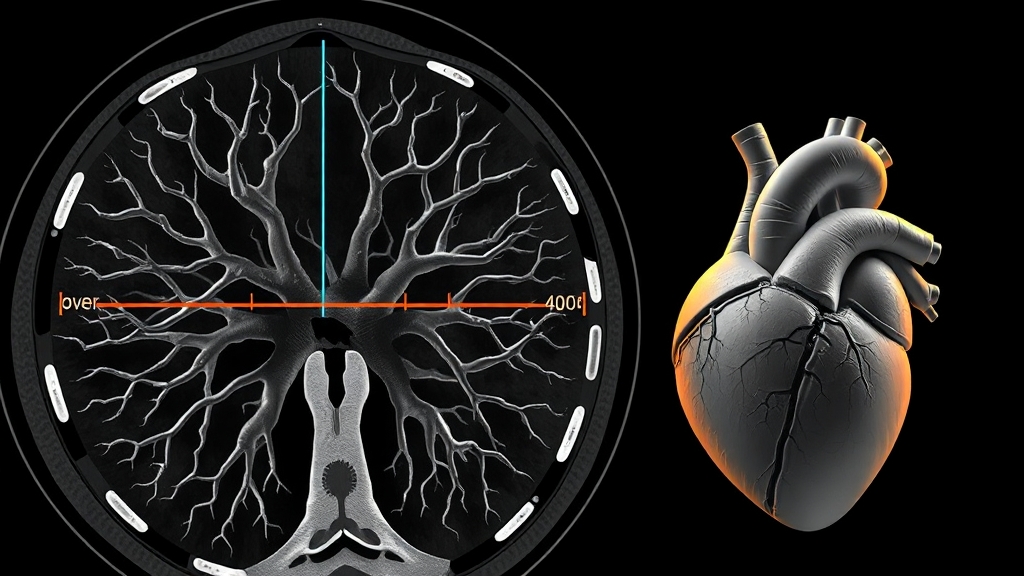 CT 검사로 진단 (illustration 스타일)