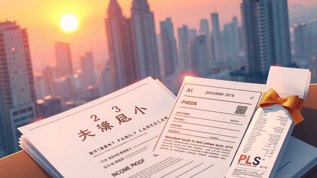 필요 서류, 꼼꼼히 준비! (illustration 스타일)