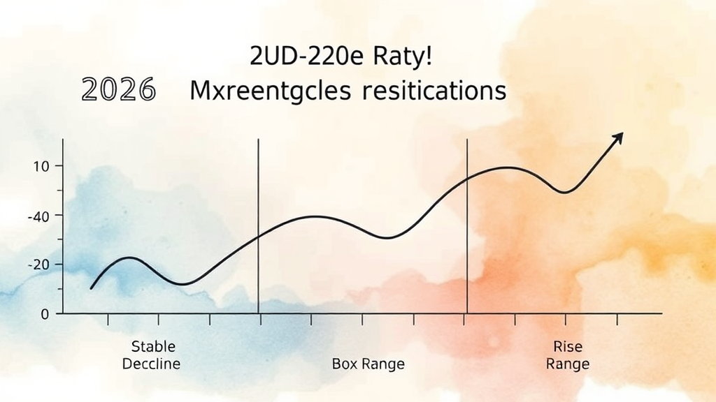 2026년 환율 시나리오별 전망 (watercolor 스타일)