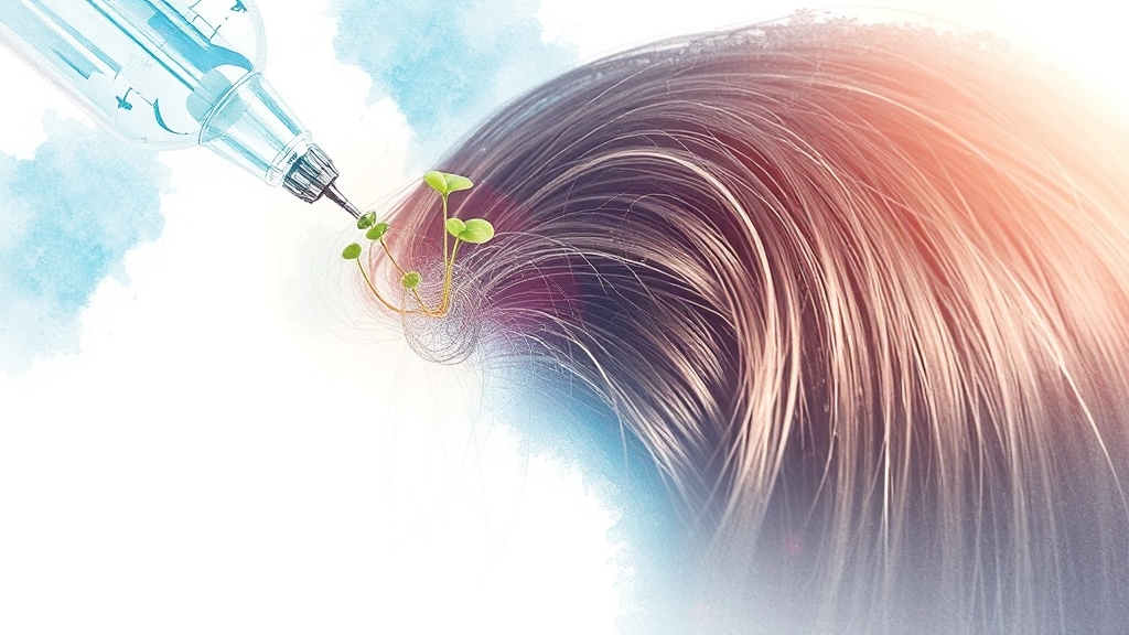 모발이식 방법 및 효과 (watercolor 스타일)