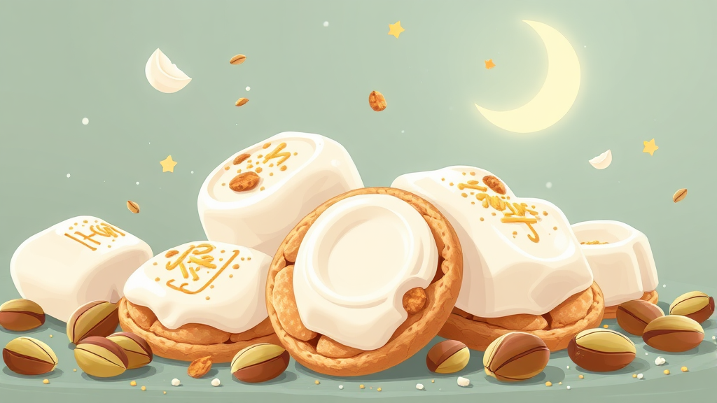 몬트쿠키 두바이 쫀득쿠키, 무엇이 특별할까요? (illustration 스타일)