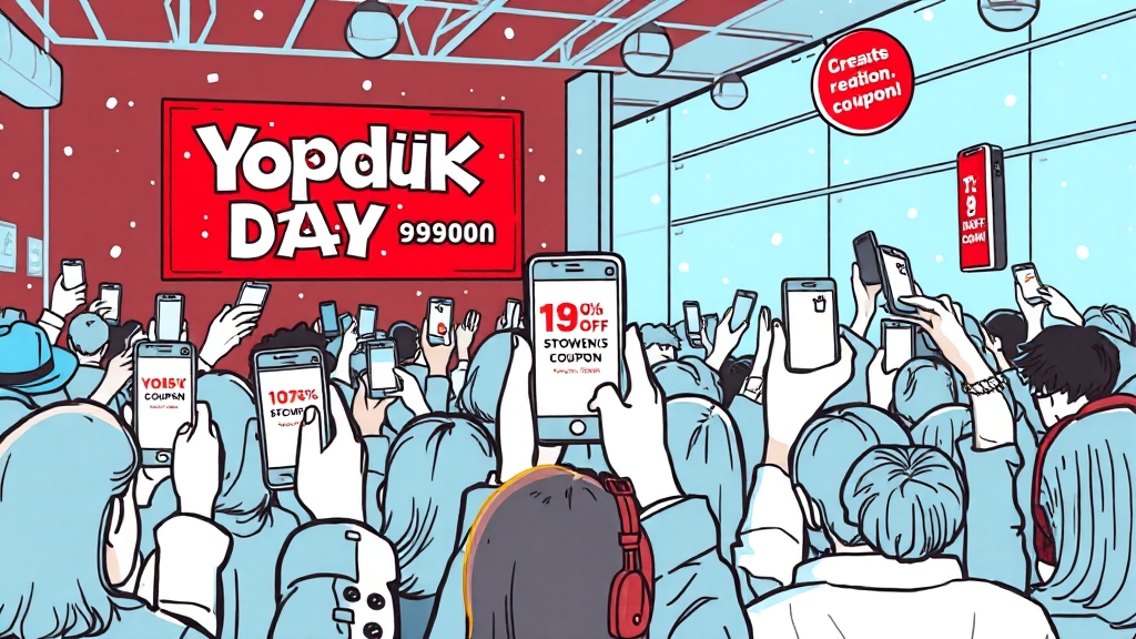 엽떡 앱 주문 꿀팁 대방출 (illustration 스타일)