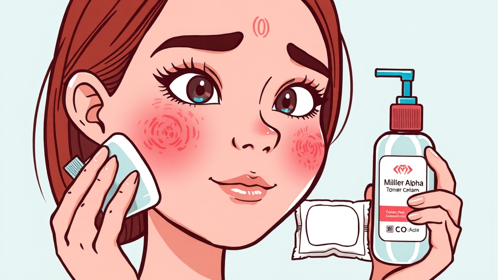 좁쌀 여드름, 추천템은? (cartoon 스타일)