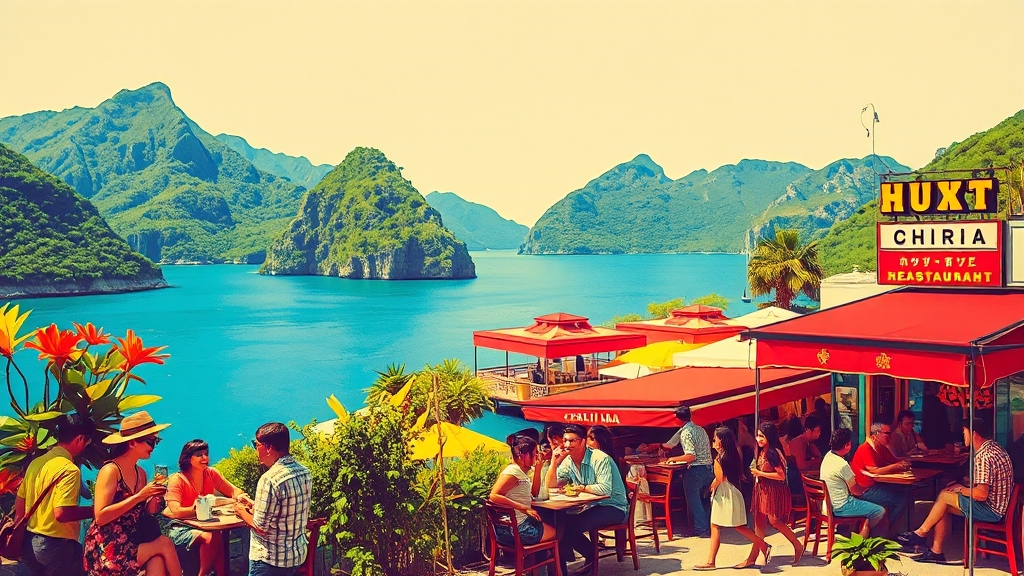 하조대, 맛과 멋이 있는 여행지! (popart 스타일)