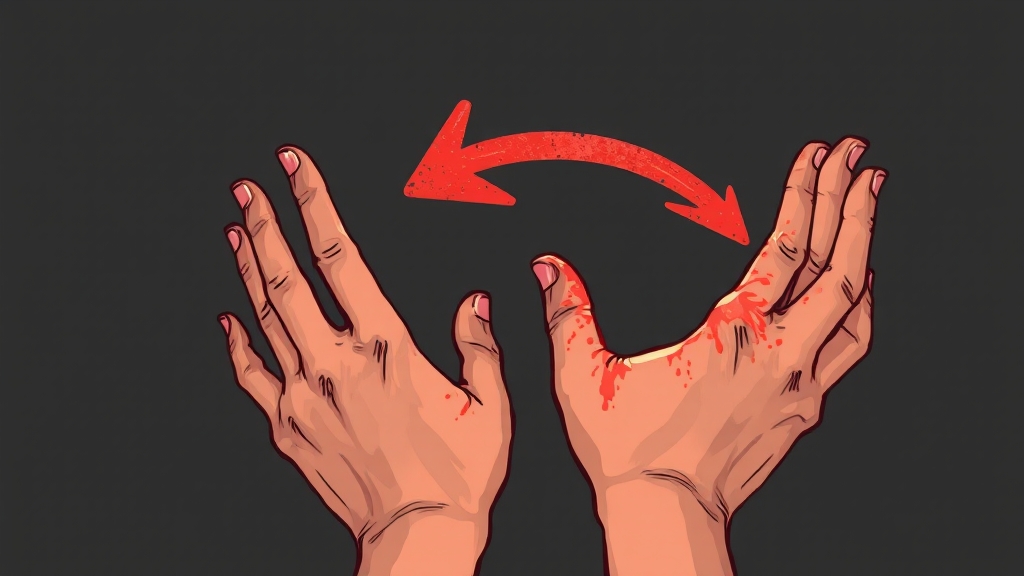 아토피와 피부 가려움증 관계 (illustration 스타일)