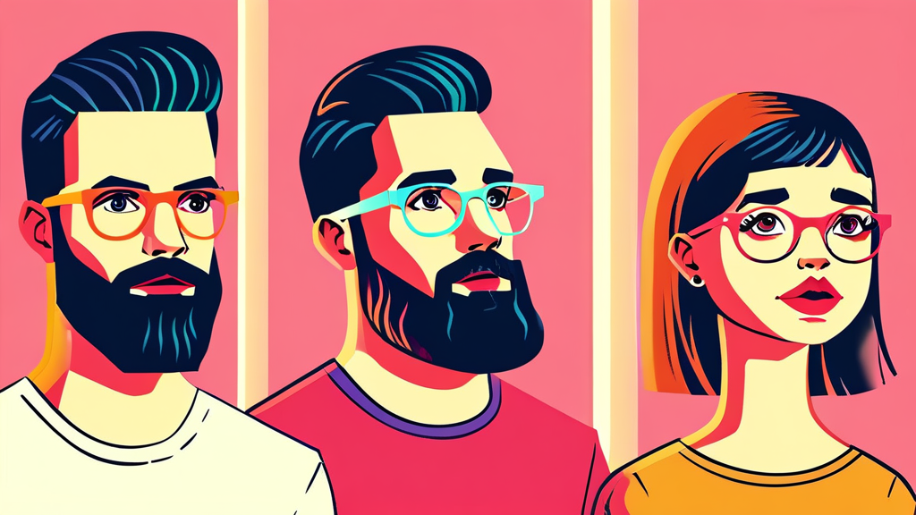 두피 건강 진단: 탈모의 시작점을 찾다 (illustration 스타일)